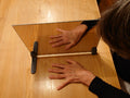 Mirror (A4 format) with plastic feet for mirror-therapy